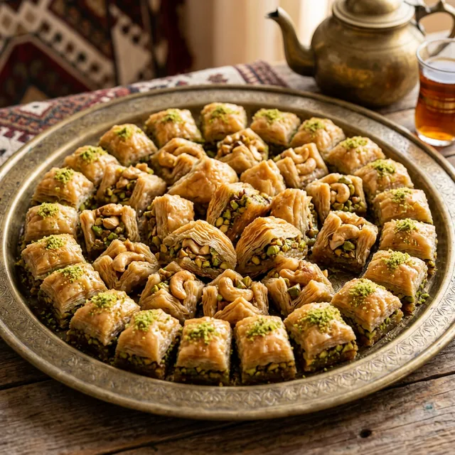 A Guide to Baklava Varieties: Pistachio, Walnut, Cashew & More