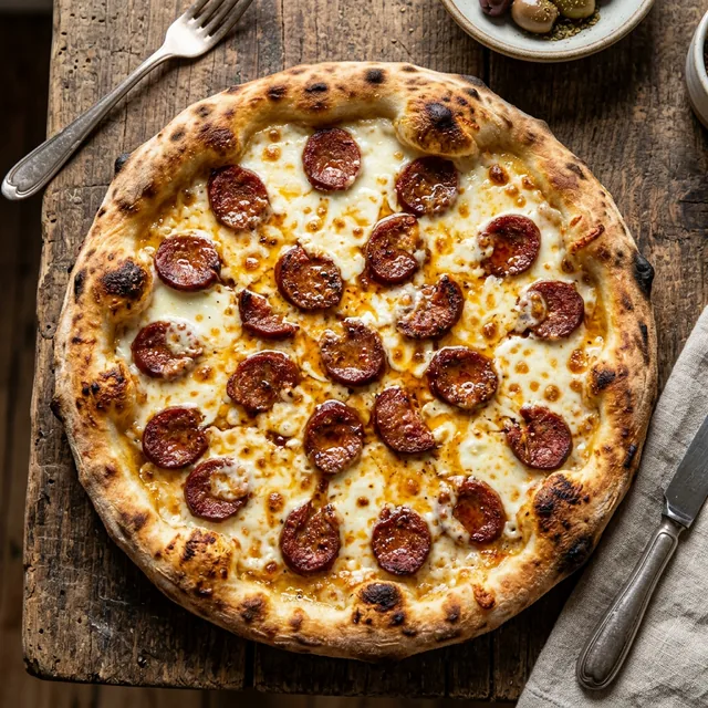 10 inch Sujok with Cheese Pie - Manakish